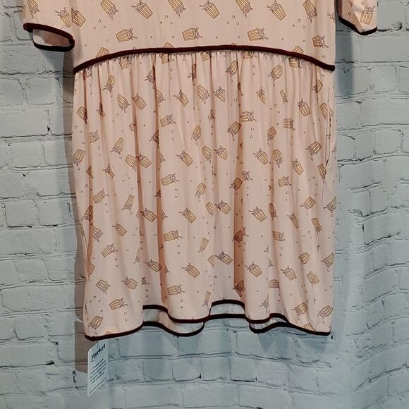 Harkel Maple Jersey Dress in pink dogwood mix NWT - Picture 12 of 13